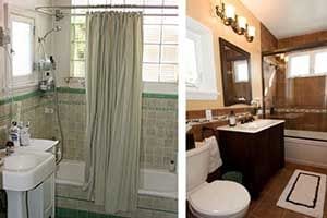 before and after bathrooms