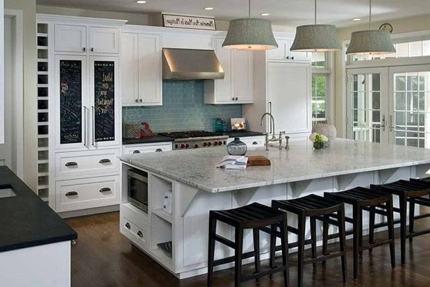 modern white kitchen