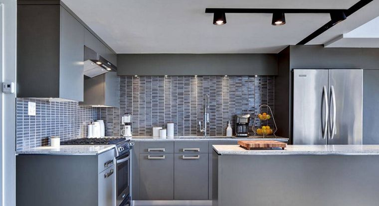 kitchen cabinets with matte finish