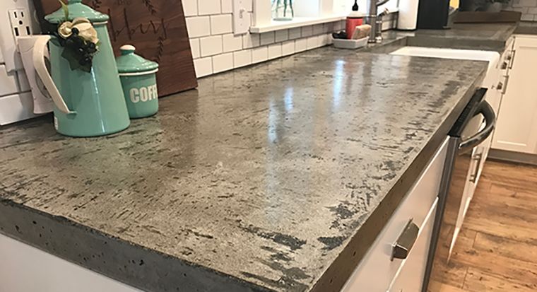 hairline crack in concrete countertops