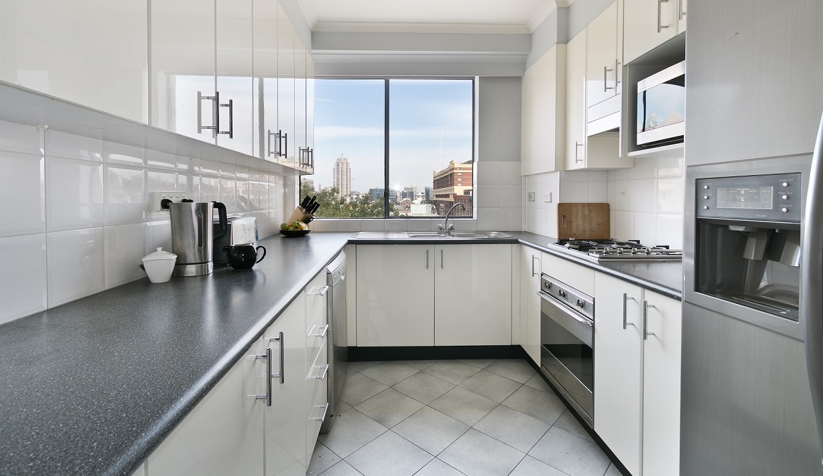 light bright small kitchen remodel